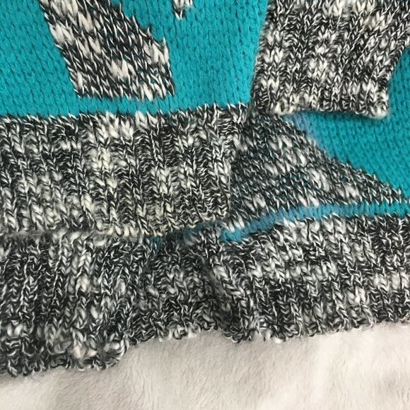 80s Geometric Sweater VINTAGE Abstract Sweater - Picture 12 of 13